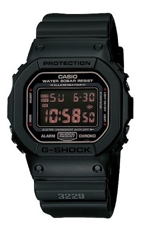 Reloj Casio G-shock Modelo Dw-5600 Negro 3229