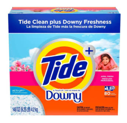 Detergente Tide Con Toque Downy En Polvo 4.2kg