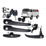 Kombi Kit Completo Maçanetas + Cilindro Contato Unica Chave