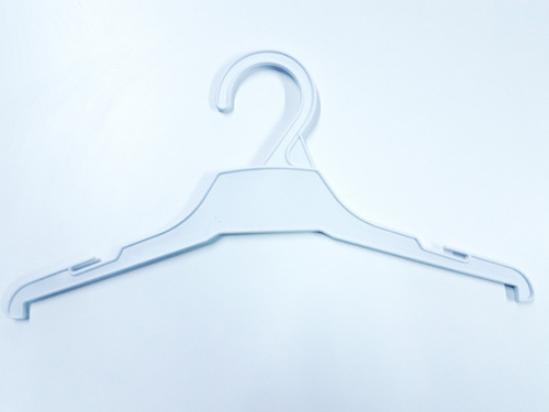 Percha Plastica Para Bebe (30cm) Color Blanco. Pack 600