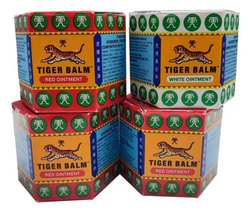 Tiger Balm Pomada 21 Ml X4 - mL a $238