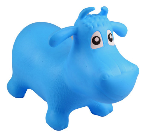Caballo Saltarín Inflable - Vaca Azul