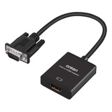 Adaptador Vga A Hdmi, Onten 1080p Vga A Hdmi (macho A Hembra