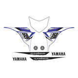 Kit Adesivos Emblema Moto Yamaha Lander Xtz 250 2015 Azul