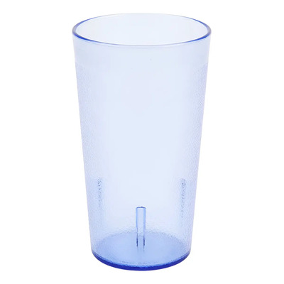 Set 12 Vasos Plástico Azul Transparente 473ml Apto Lavavajillas
