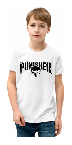 Polera The Punisher Niño/niña/jovenes