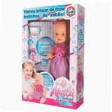 Boneca Analu Bolinhas De Sabão Original Sidnyl + Acessorios