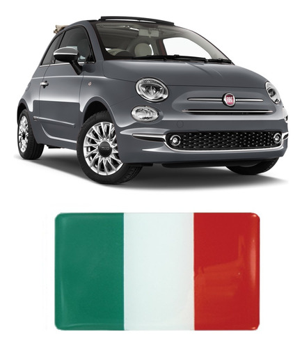 Adesivo Italia Bandeira Orig Fiat 500