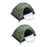 Barracas De Acampamento Para 3 Pessoas Camuflada Camping 2un