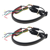 2 Tiras De Luces Led Flexibles Con Indicador De Giro Para Fr