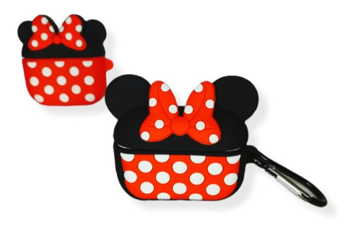 Funda Compatible Con AirPods 1 2 Pro 3 Animada De Minnie