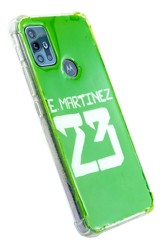 Funda Personalizada Resina Epoxi Futbol Para Moto G20 G30 Se