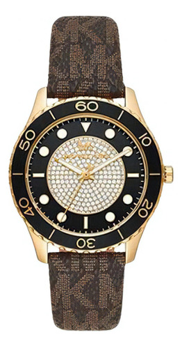 Reloj Michael Kors Sidney Brown Para Mujer Mk6979/5pn