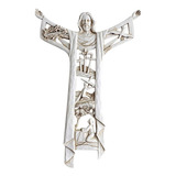 Escultura De Oración Crucifijo De Pared Cruzada