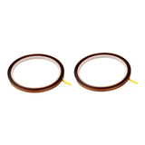 Kit Com 2 Fitas Térmica Kapton Alta Temperatura 5mm / 30mts