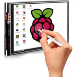 Raspberry Pi 4 Pantalla Display Lcd Touch 3.5 Carcasa Pi4 Pa