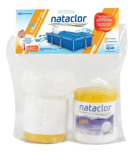 Kit Para Pileta De Lona Pastillas Multiacción-boya Nataclor