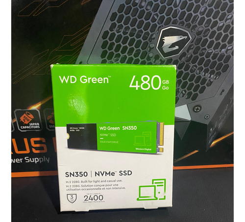 Disco Sólido Western Digital Wd Green Sn350 480gb Verde