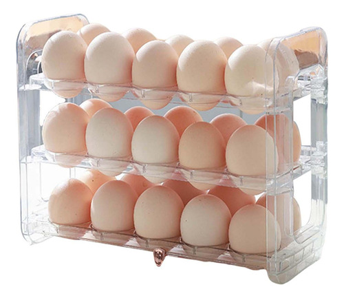 Soporte Abatible Para Huevos Para Refrigerador, Organizador