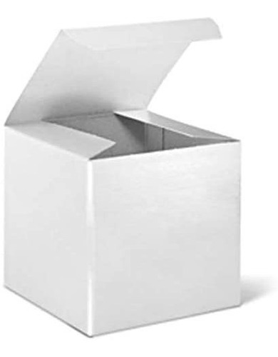 Cajas De Regalo De Carton Blanco Con Tapa, 8 X 8 X 6 (20 Un