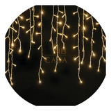 Cascata Led 400 Leds Pisca 8 Funções Ou Fixa Cores Natal