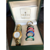 Reloj Gucci Con Bisel Intercambiable