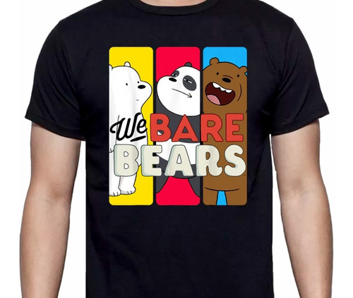 Osos Escandalosos -we Bare Bears - Animación - Polera- Cyco 