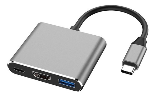 Adaptador Usb C A Av Digital Hdmi Thunderbolt 3 Multipuerto