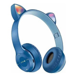 Auriculares Bluetooth Negro  Orejas Gato Y47