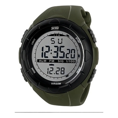 Reloj hombre Impermeable Digital Skmei 1025 alarma cronometro color de la malla verde Oferta Relojes | Envío gratis