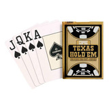 Juego De Cartas - Mazo Profesional - Texas Hold Em - Negro