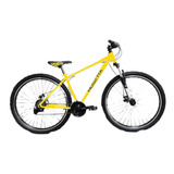 Bicicleta Rodado 29 Mountain Bike Musetta Drako 21 Velocidades Suspension Freno A Disco Mecanico Talle M (18) Colo Amarillo