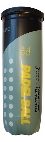 Tubo Pelotas Ez Life X3 Padel Ball