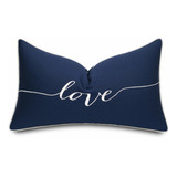 Love Sentiment  Funda De Almohada De Algodón Bordada C...