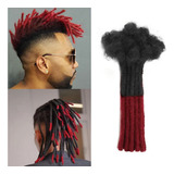 Haredluck Extensiones De Rastas Color Degradado (1b/rojo) Do