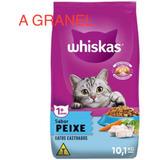 Kit 3 Kg Ração A Granel Whiskas Peixe Para Gatos Castrados