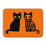 Tapete Decorativo Halloween  Gatos De 70x50 Cm