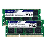 Kit Timetec De 8 Gb, Compatível Com Apple Ddr3 De 1067 Mhz,