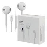 Auriculares Para iPhone 11, 12, 13, 14 Pro Max, Lightning, Color Blanco, Color De Luz, Blanco