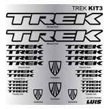 Trek Kit3 Sticker Calcomania Para Cuadro De Bicicleta Bici