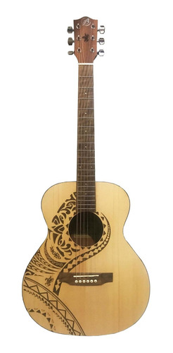 Guitarra Bamboo Ga-38 Pacifica Acustica Con Funda