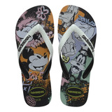 Chinelo Havaianas Disney Stylish Fc 4747 Preto/branco 