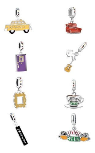 Charm Plata S925 Amigos Friends Café Dije Compatible Pndora