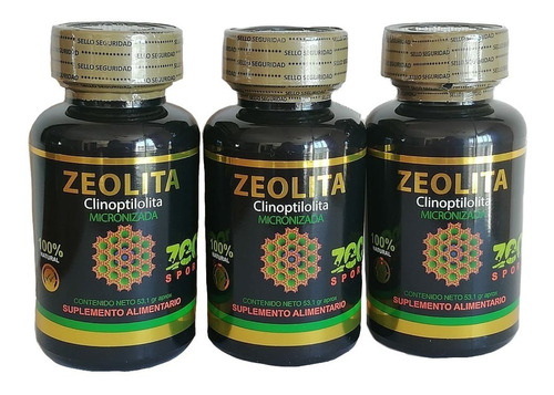 Oferta! 3 Frascos Zeolita Capsulas