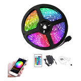 5 M Fita Led 5050 Rgb Musical Controle Wifi Magic Home App 