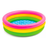 Piscina Inflable Plástico Bebe 3 Anillos 