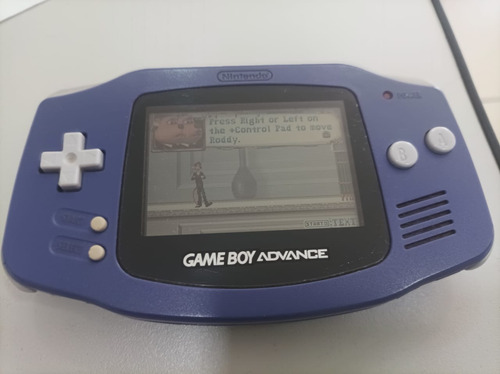 Game Boy Advance Display Sem Mancha + Jogo S/ Tampa De Pilha