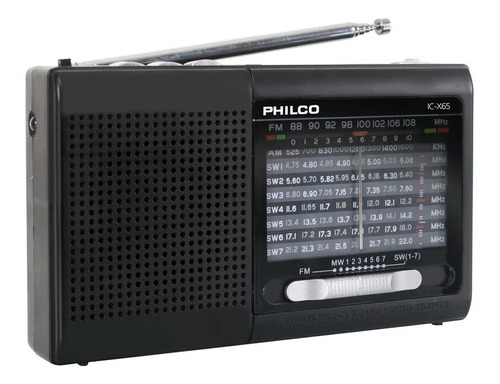 Radio Multibanda Recargable Bluetooth Icx65 Philco