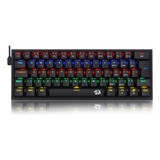 Teclado Mecânico Redragon Fizz Rainbow - Switch Marrom