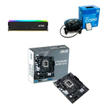 Kit Intel 12ª Geração I5 12400 + H610m-cs D4 +  8 Gb Ddr4 